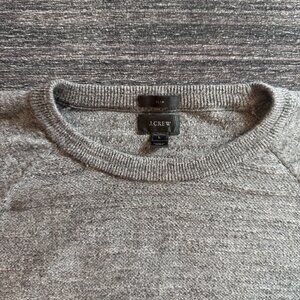 J Crew Gray Knit Sweater, L